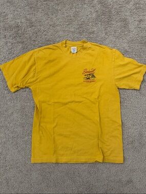 Birdwell Yellow Short Sleeve Tee with Surf Graphic
